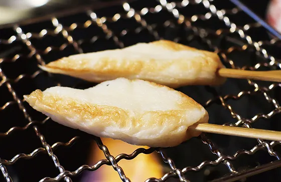 烤竹葉魚板